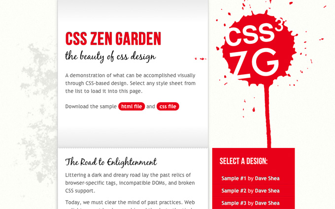 CSS3 Zen Garden